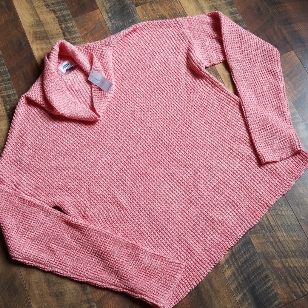 Old Navy coral spring sweater *NWT medium